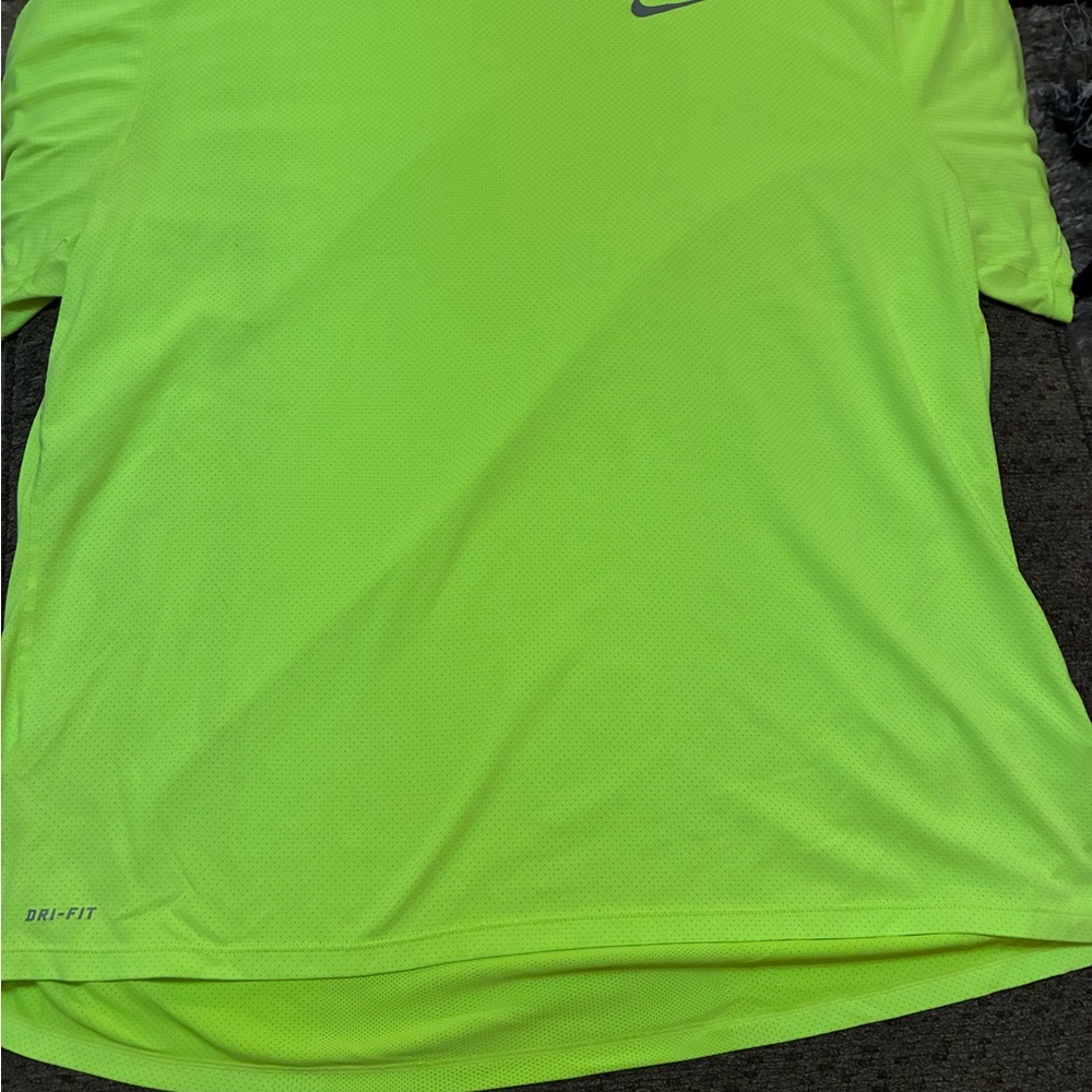 Nike Bright Green Dri-FIT Tee